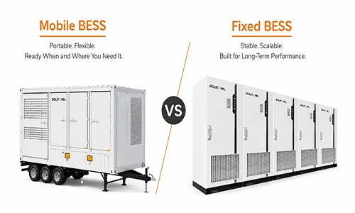 BESS móvil versus BESS fijo: cómo elegir el sistema de almacenamiento adecuado